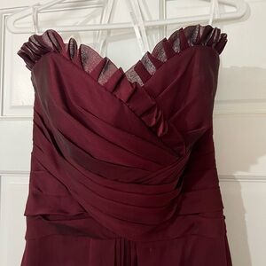 Belsoie‎ Burgundy Gown